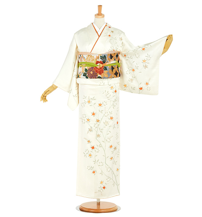 単衣　訪問着　Sサイズ アンティーク風 訪問着 No.AA-4742-Sサイズのレンタル｜きもの365