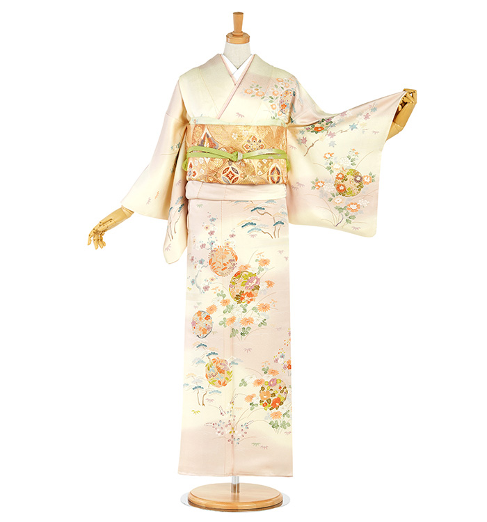 一つ紋訪問着 No.AA-4772-Sサイズのレンタル｜きもの365