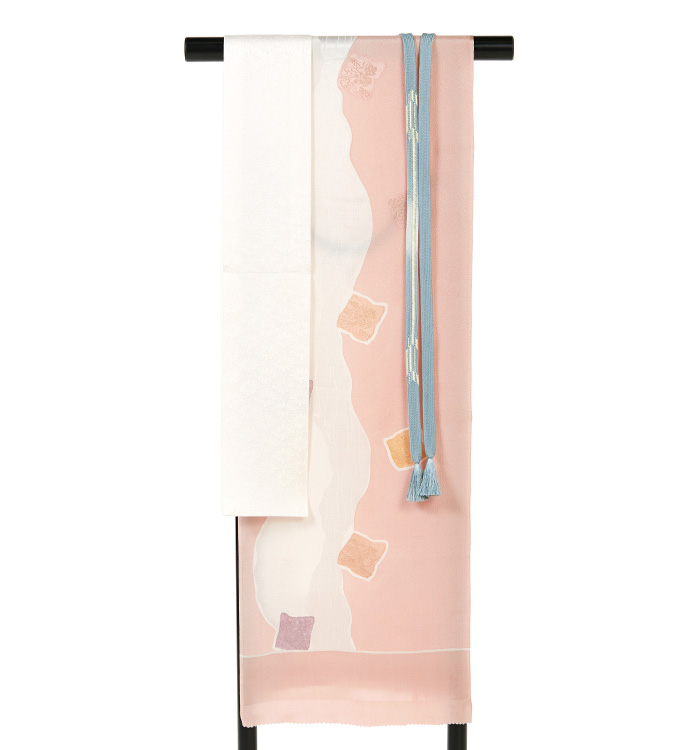 芸能人着用柄 訪問着 No.AA-4841-Mサイズのレンタル｜きもの365