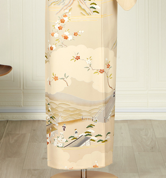 帯・逸品】一つ紋訪問着 No.AA-4856-Mサイズのレンタル｜きもの365