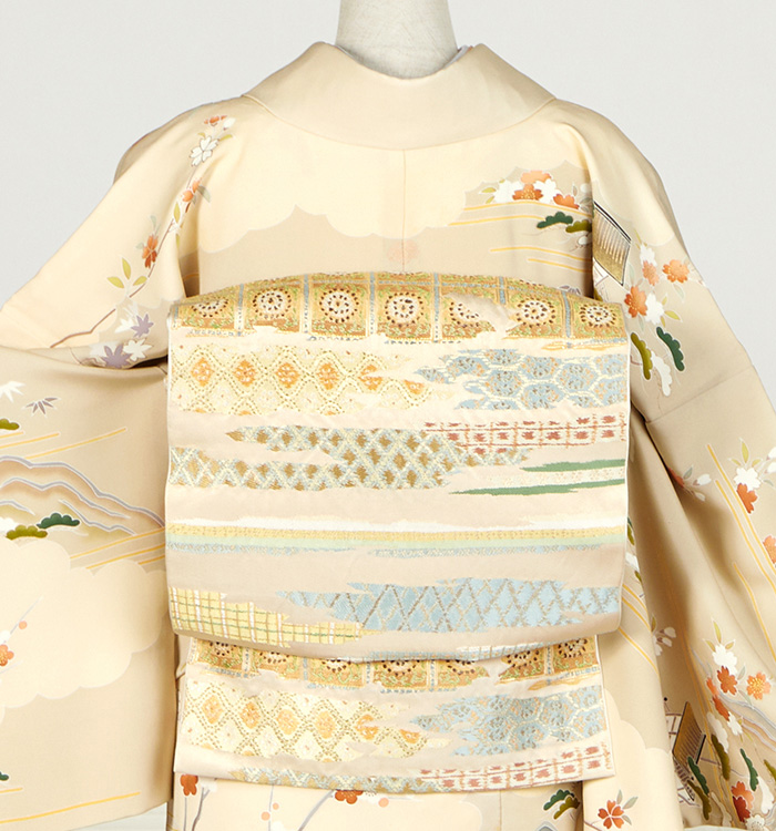 帯・逸品】一つ紋訪問着 No.AA-4856-Mサイズのレンタル｜きもの365