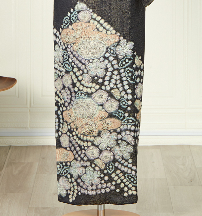 辻が花作家 訪問着 No.AA-4858-Mサイズのレンタル｜きもの365