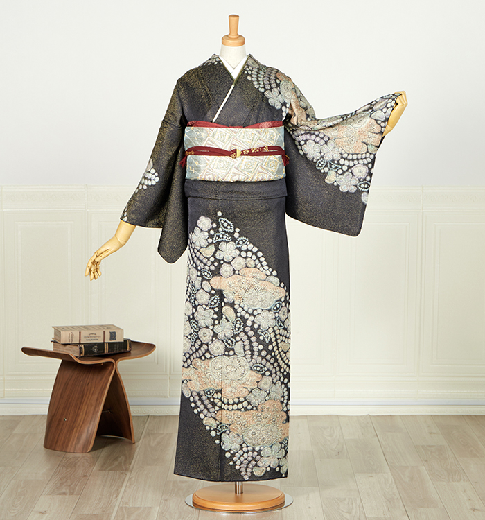 辻が花作家 訪問着 No.AA-4858-Mサイズのレンタル｜きもの365