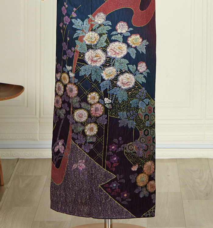 訪問着フルセット 辻が花 作家物 辻ヶ花 絞り 作家物 訪問着 フルセット！ 配っ 辻ヶ花絞り作家