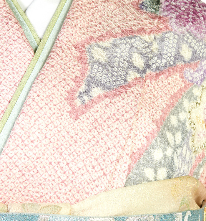 総絞り 訪問着 No.AA-4884-Mサイズのレンタル｜きもの365