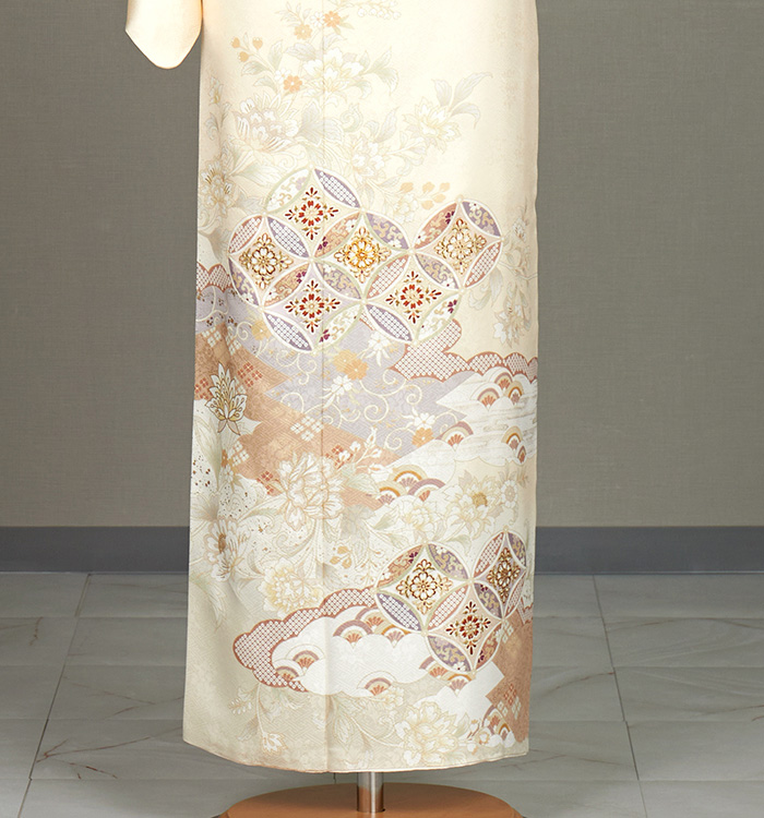 訪問着 No.AA-4896-ワイド-MOサイズのレンタル｜きもの365