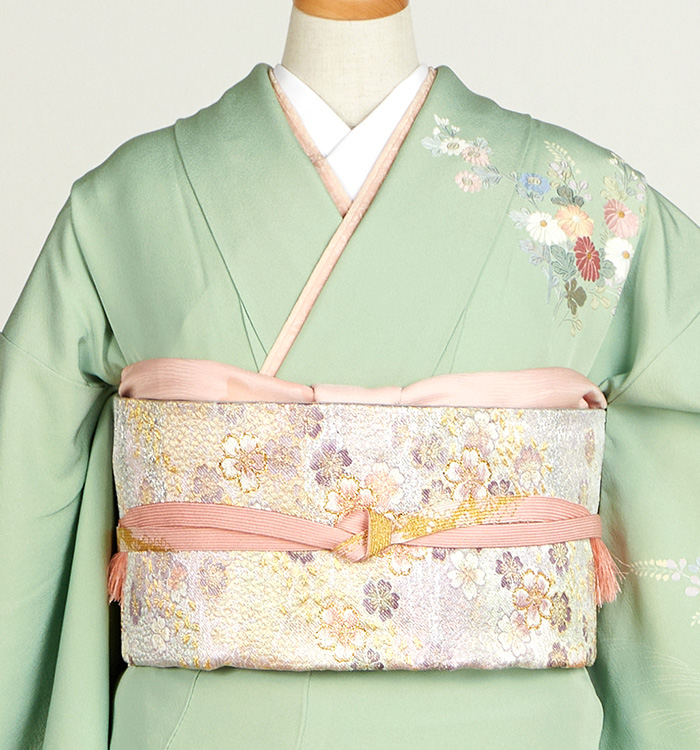 刺繍 訪問着 No.AA-4930-Sサイズのレンタル｜きもの365