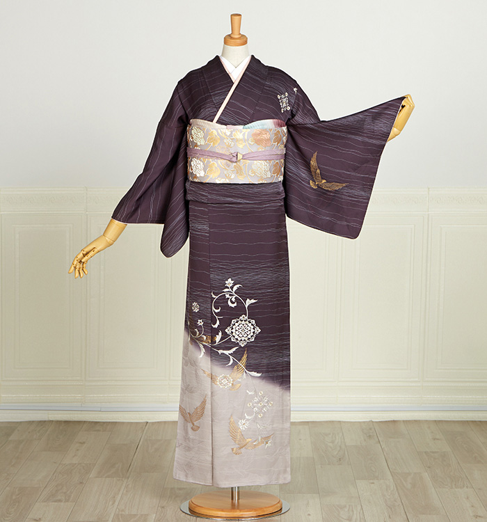 刺繍 訪問着 No.AA-4941-ワイド-MOサイズ