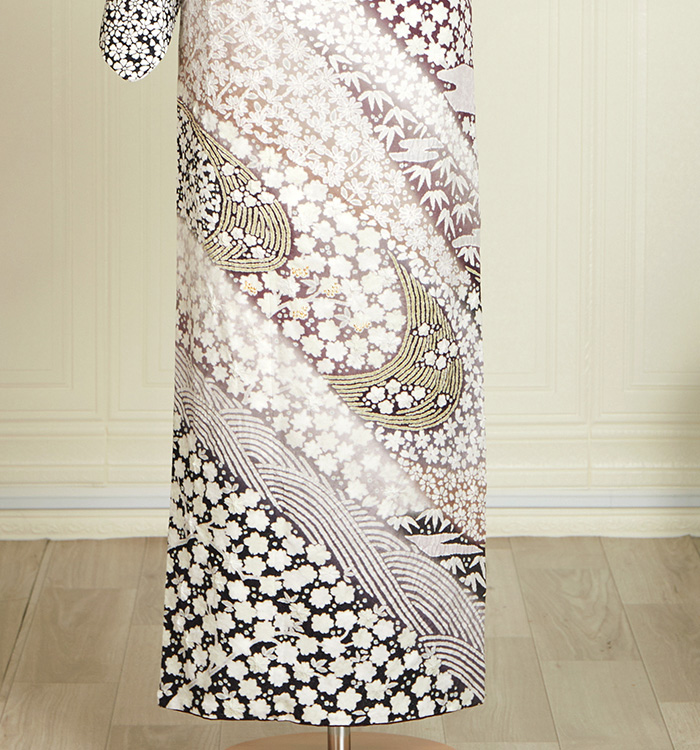 おぼろ染め 訪問着 No.AA-4972-ワイド-LOサイズのレンタル｜きもの365