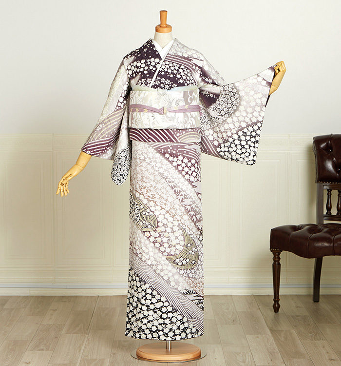 おぼろ染め 訪問着 No.AA-4972-ワイド-LOサイズのレンタル｜きもの365