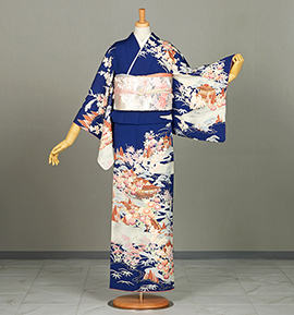 青・紺の着物で人気・おすすめ商品｜着物レンタル・通販【きもの365】