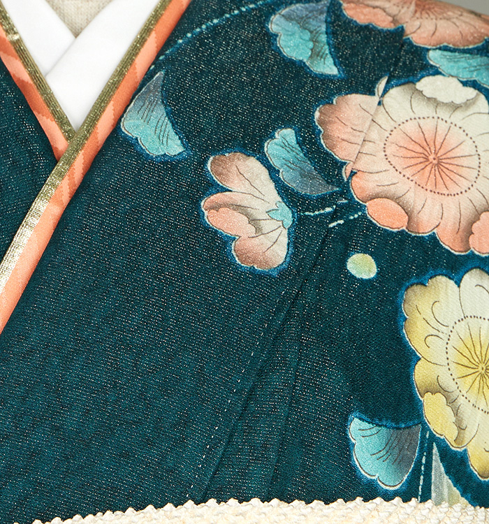 関芳 辻が花 訪問着 No.AA-4998-Mサイズのレンタル｜きもの365