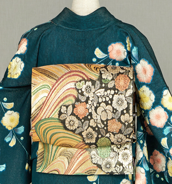 関芳 辻が花 訪問着 No.AA-4998-Mサイズのレンタル｜きもの365