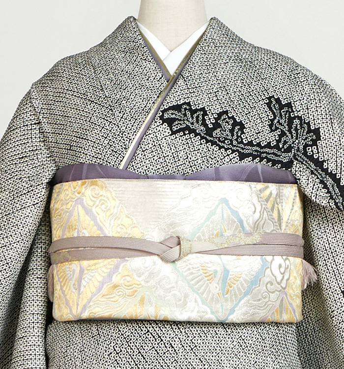 総絞り 訪問着 No.AA-5123-Mサイズのレンタル｜きもの365