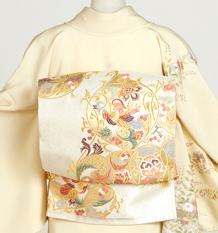 刺繍 一つ紋訪問着 No.AA-5127-Sサイズのレンタル｜きもの365