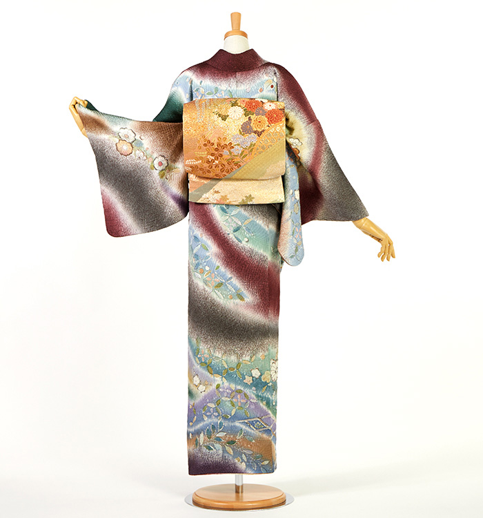【専用】着物-辻が花着物156【訪問着】【未使用しつけ付】アンティーク調 他２点 辻が花 訪問着 No.AA-5156-Mサイズの通販｜きもの365
