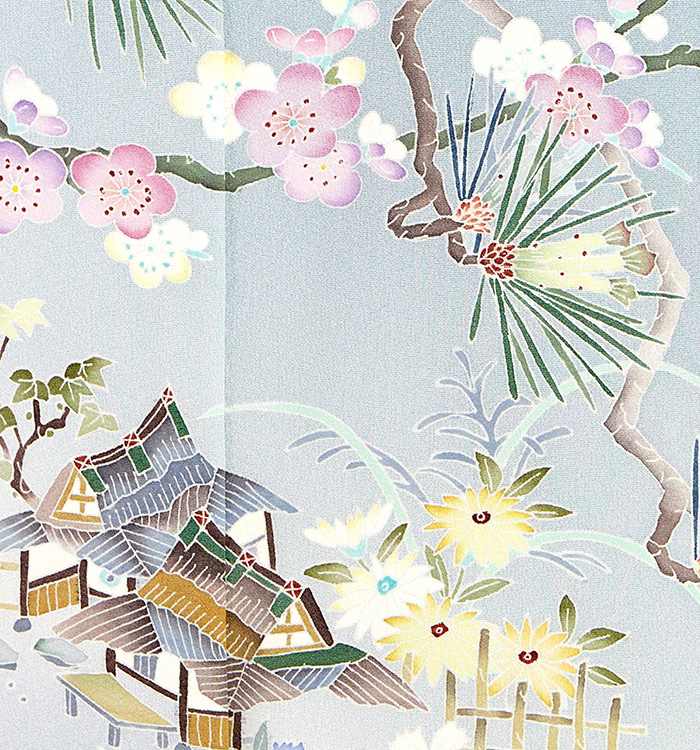 着物単品】手描友禅作家 訪問着 No.AA-5157-Sサイズの通販｜きもの365