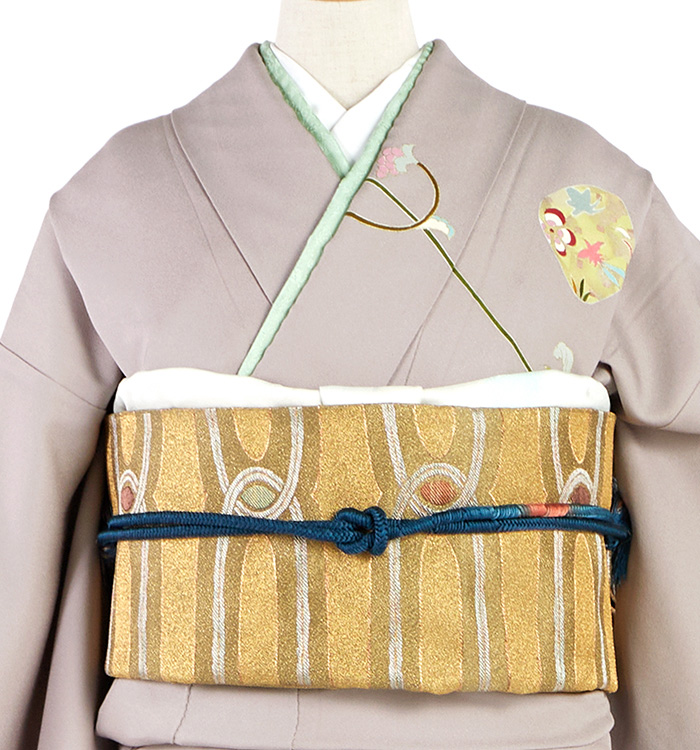 Y2427◇作家物落款 手描き友禅 手縫い仕立て 正絹 訪問着 着物 単品 着物単品】手描友禅作家 訪問着 No.AA-5165-Sサイズの通販