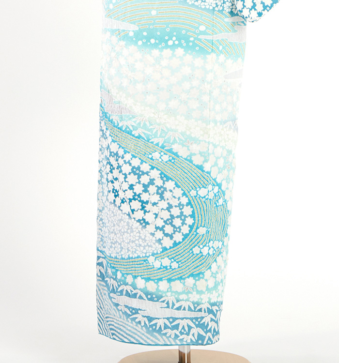 滝泰 おぼろ染め 訪問着 No.AA-5172-Lサイズのレンタル｜きもの365