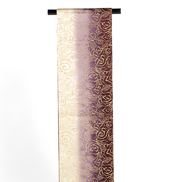 【逸品】山吹茶色♡辻が花♡染め分け♡縮緬地 新品【大島紬訪問着】 伽羅色 たたき染文様×辻が花風｜絹100％ 八掛
