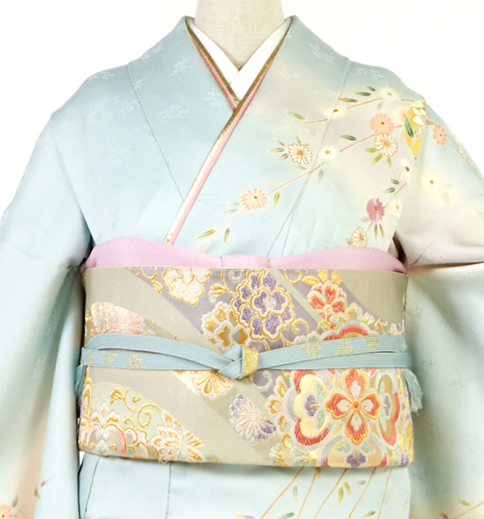 スワトウ刺繍 訪問着 No.AA-5184-Mサイズのレンタル｜きもの365