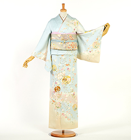 PIYO.K 西武百貨店誂え 総絞り 刺繍 訪問着 紋なし 西武百貨店誂え 総絞り 刺繍 訪問着 紋なし