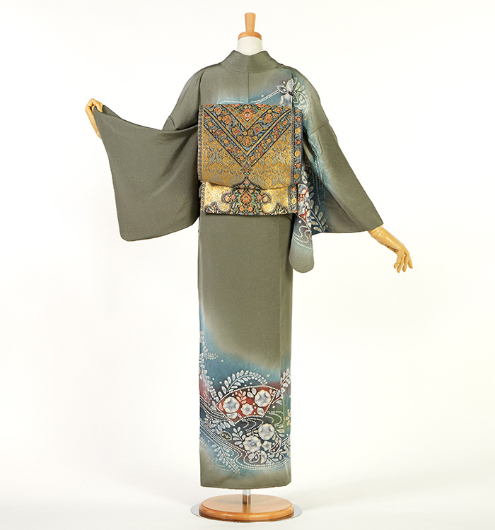 辻が花 訪問着 No.AA-5187-Mサイズのレンタル|きもの365 辻が花 訪問着 No.AA-5187-Mサイズのレンタル|きもの365