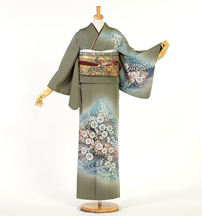 辻が花 訪問着 No.AA-5187-Mサイズのレンタル｜きもの365