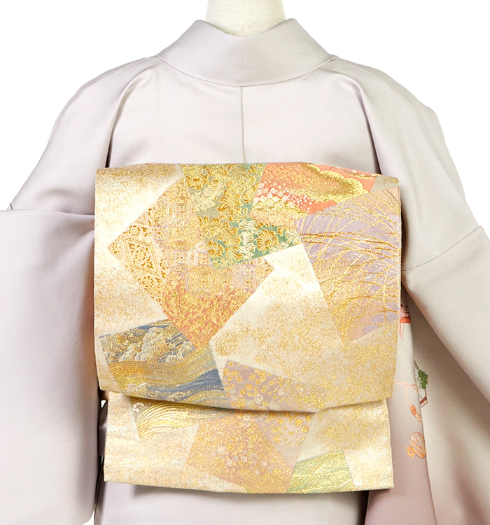 しお様［5451］訪問着 花丸文様 刺繍 絞り 金彩 正絹 着物 袷 しお様［5451］訪問着 花丸文様 刺繍 絞り 金彩 正絹 着物 袷 5451