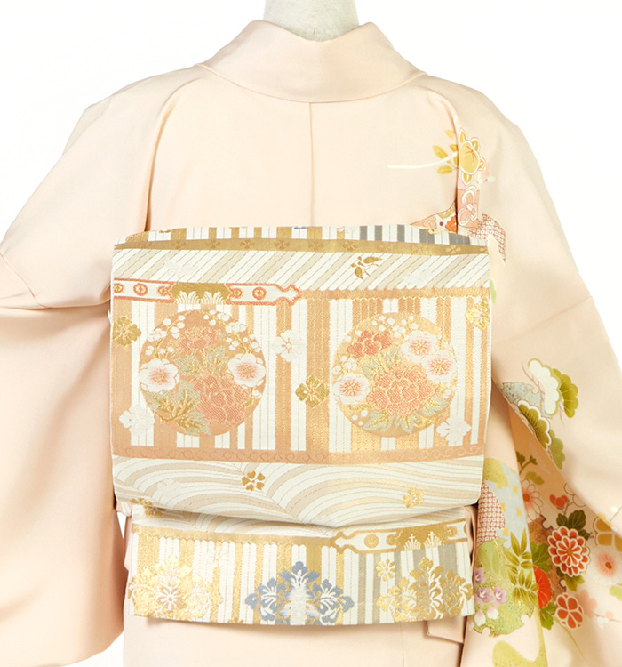 帯・逸品】京友禅染匠菱健 訪問着 No.AA-5216-Mサイズのレンタル