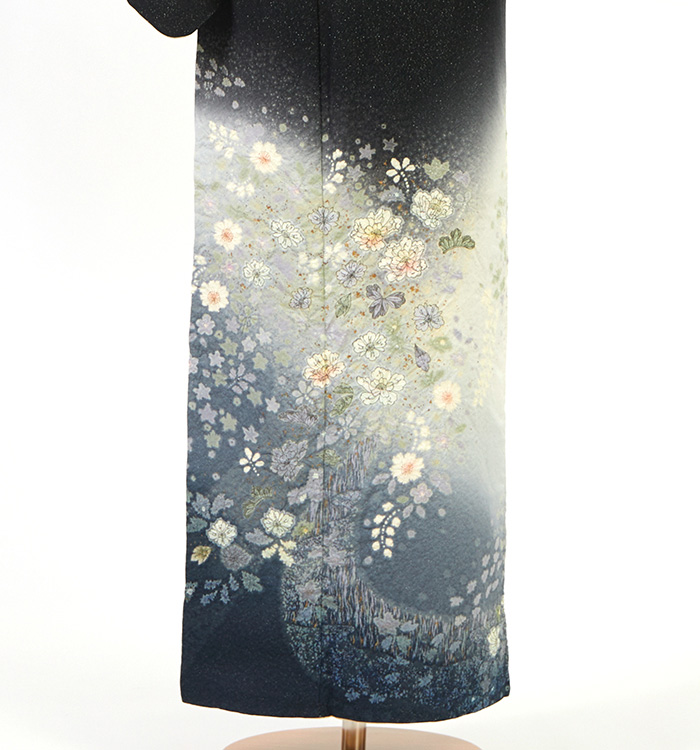 訪問着フルセット　辻ヶ花　作家　落款　金通し　正絹 辻が花作家 訪問着 No.AA-5243-Mサイズのレンタル｜きもの365