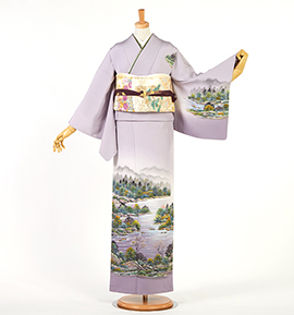 紫で人気の訪問着レンタル｜格安の着物レンタル(税込7,980円