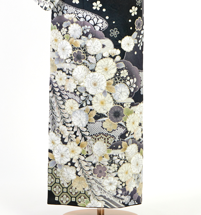 【逸品！新品未使用品】辻が花模様♡グラデーション がとっても華やかな訪問着 辻が花 訪問着 No.AA-5114-Sサイズのレンタル｜きもの365