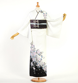 白の訪問着で人気・おすすめ商品｜着物レンタル・通販【きもの365】