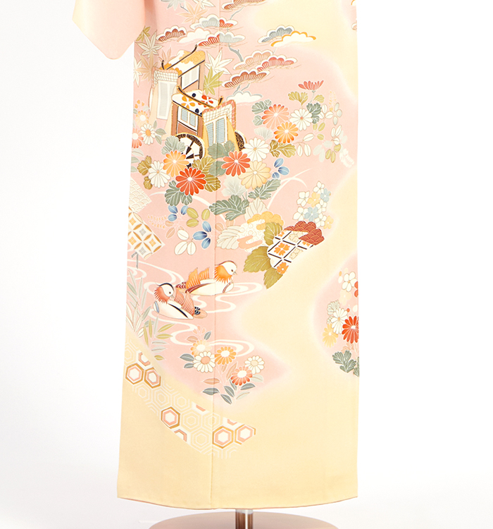 帯・逸品】京友禅 千總 訪問着 No.AA-5298-Sサイズのレンタル｜きもの