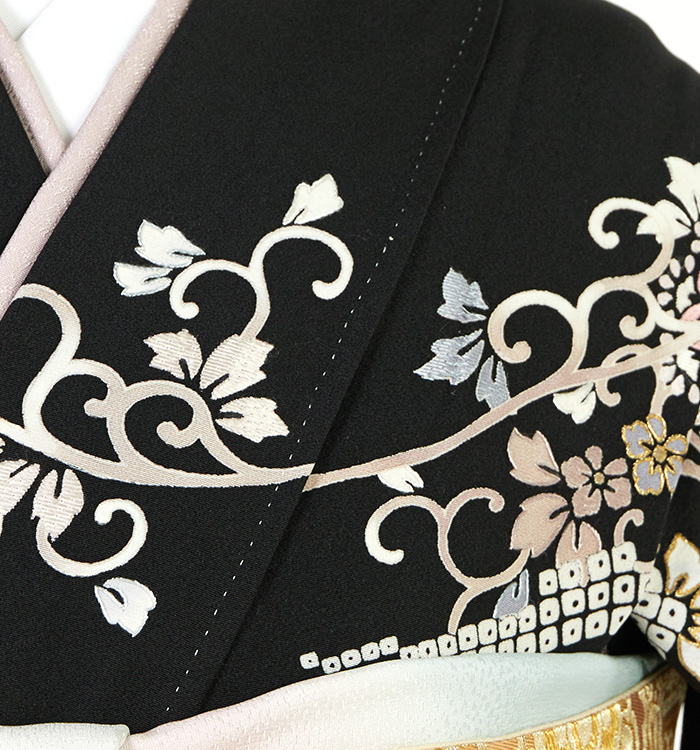 着物単品】スワトウ刺繍 訪問着 No.AA-5342-Sサイズの通販｜きもの365