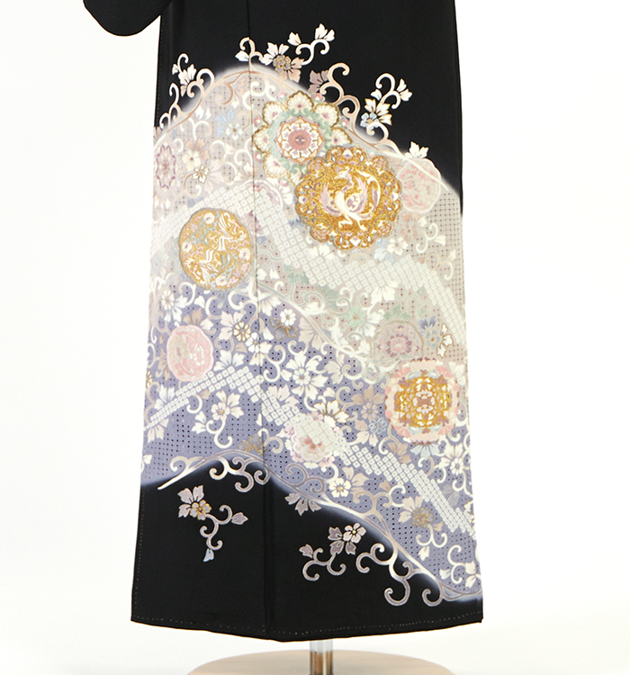 着物単品】スワトウ刺繍 訪問着 No.AA-5342-Sサイズの通販｜きもの365
