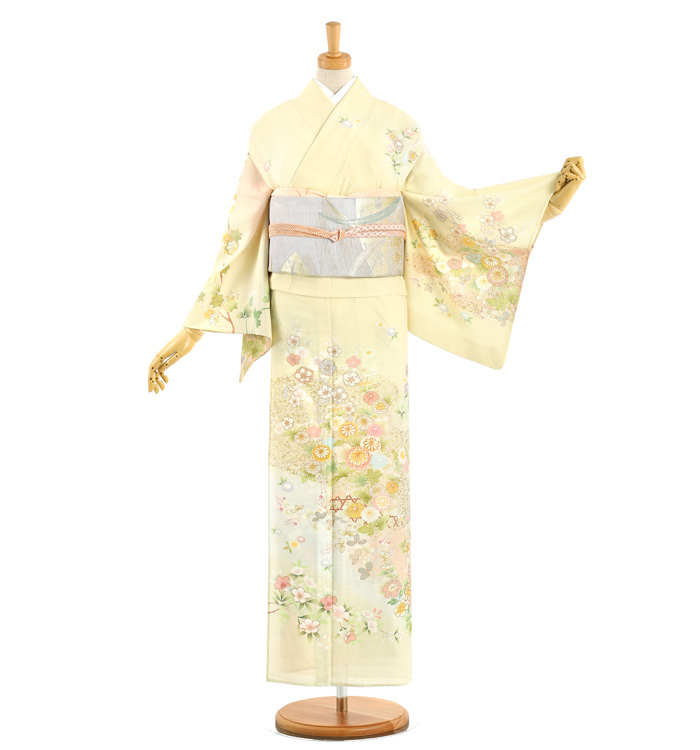 夏訪問着 No.AB-3412-Mサイズのレンタル｜きもの365