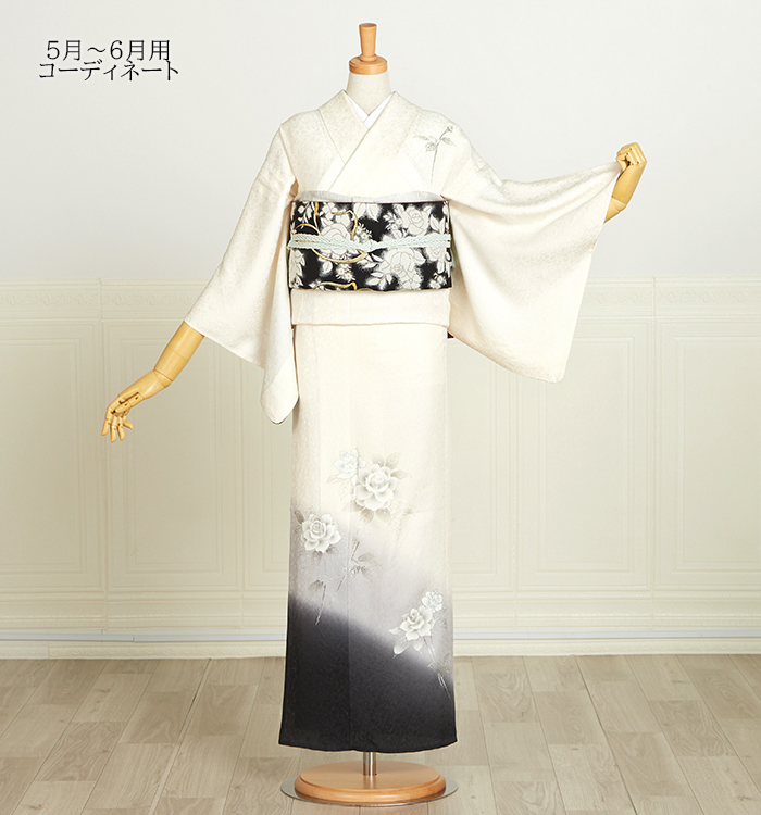 単衣訪問着 No.AC-3942-Sサイズのレンタル｜きもの365