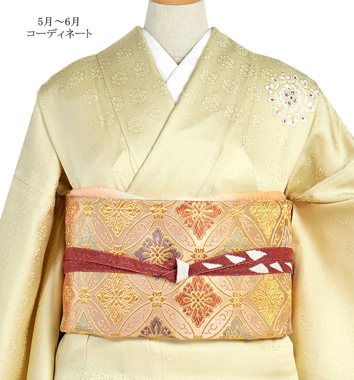 コーデュロイ】 kimonoarisa◇単衣◇附下訪問着◇暈し染め◇裄