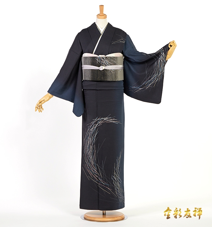 和田光正 紬訪問着 No.AD-5129-ワイド-MOサイズのレンタル｜きもの365