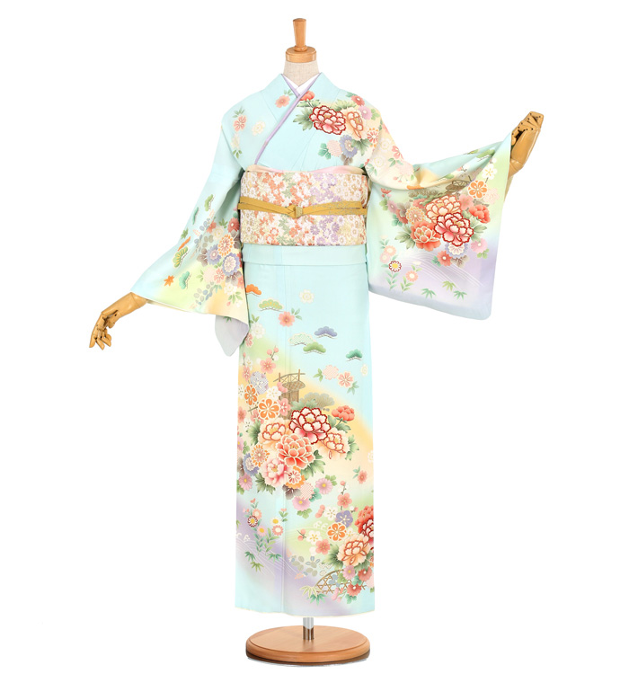 JAPAN STYLE 訪問着 No.AE-2383-Mサイズのレンタル｜きもの365