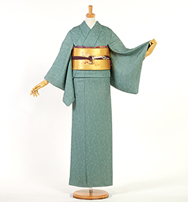 BY5468 狐色　色無地　着物　正絹　おしゃれ着　身幅ゆったり 楽天市場】色無地 着物 正絹の通販