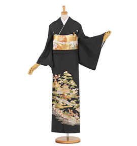 【帯・逸品】黒留袖 No.CA-1012-Mサイズ