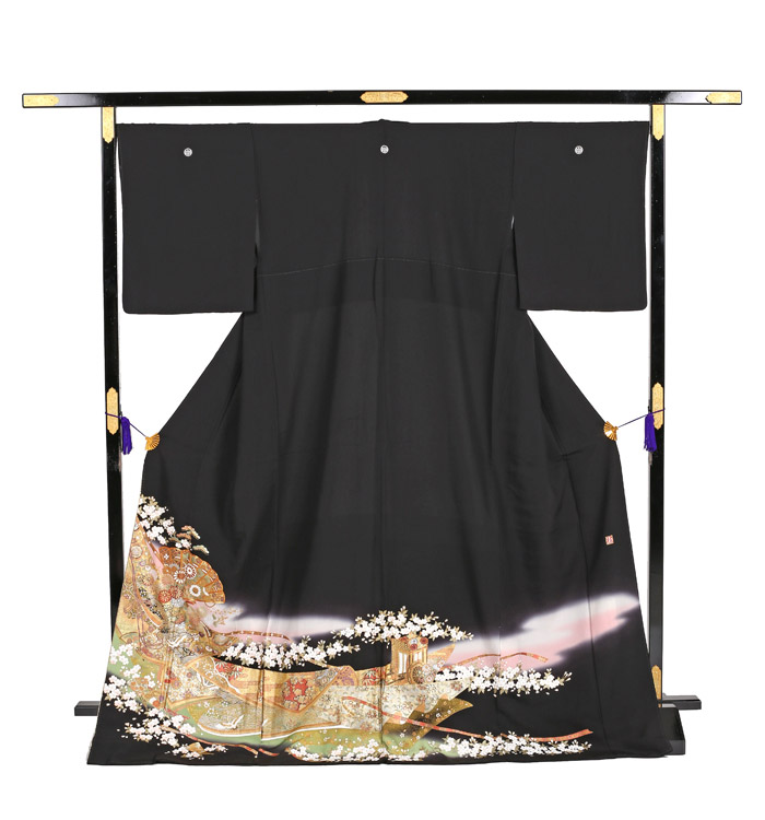 桂由美 黒留袖 No.CA-1061-ワイド-MOサイズ_03