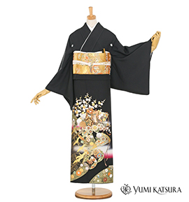 桂由美 黒留袖 No.CA-1122-Mサイズ