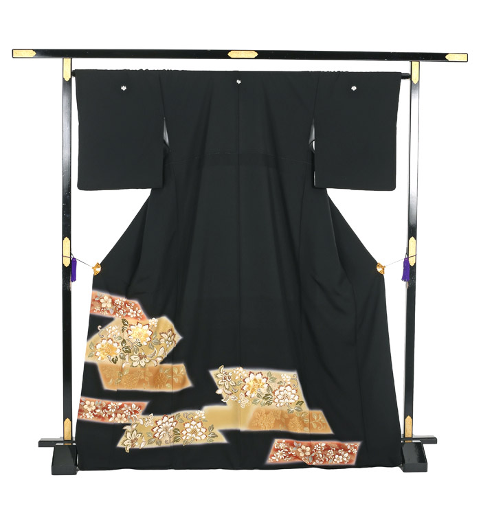 手描京友禅 黒留袖 No.CA-1146-Mサイズ_03