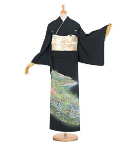 美品　着物　黒留袖　豪華　ハラダヤ　金　五つ紋　正絹 美品 着物 黒留袖 豪華 ハラダヤ 金 五つ紋 正絹 - メルカリ