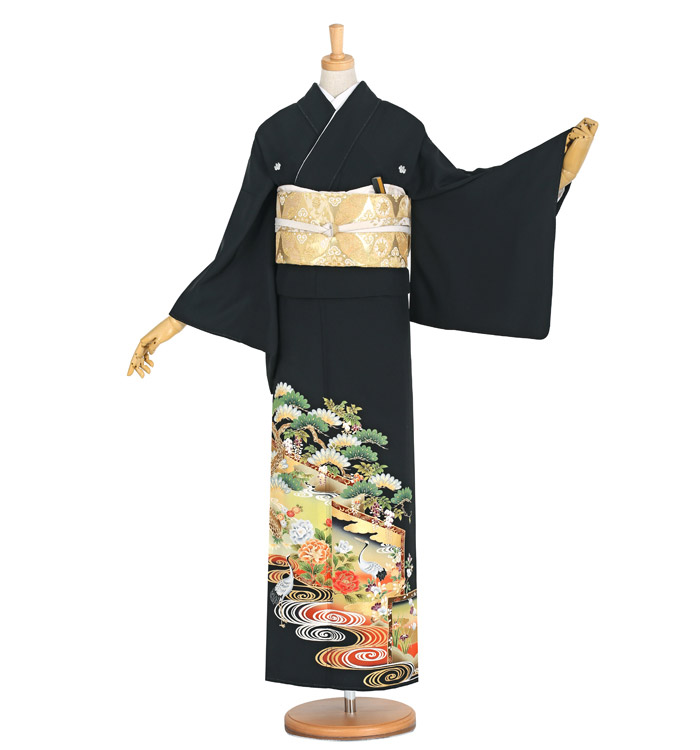 黒留袖 No.CA-1158-ワイド-MOサイズ