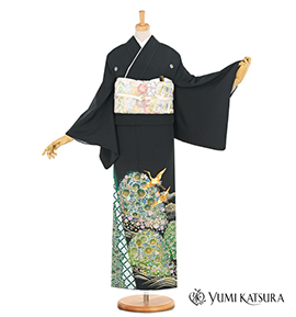 桂由美 黒留袖 No.CA-1164-Mサイズ